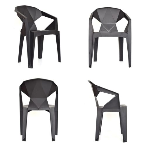 Set x4 silla de de diseño River